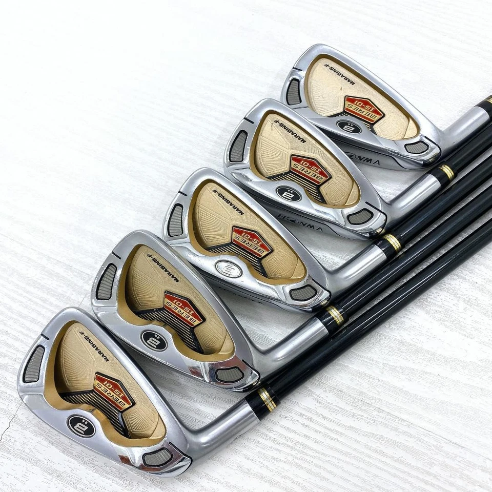 HONMA LH Iron Set BERES IS-01 5-11,AW,SW Graphite Shaft Flex R Left Handed STORE - Image 2 of 4