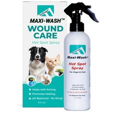 Forticept Maxi-Wash Hot Spot Spray for Dogs  Cats - 8oz Wound Care, Itch Relief