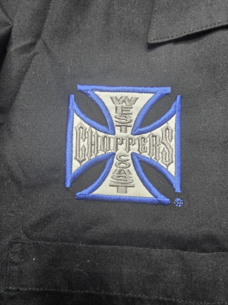 Vintage West Coast Choppers Jesse James M/C Club Work Shirt Size