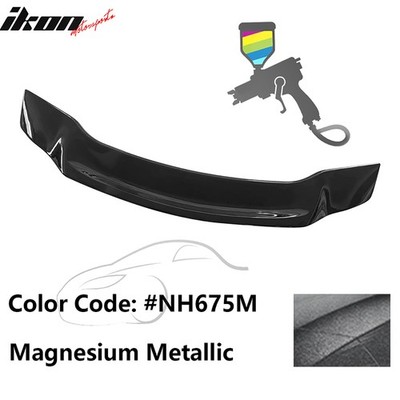 Fits 13-15 Honda Civic 9th Gen R Style Trunk Spoiler ABS Painted #NH675M Gray