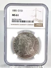 1881 O Morgan Silver Dollar NGC MS61 - Just back from grading!! Under graded?