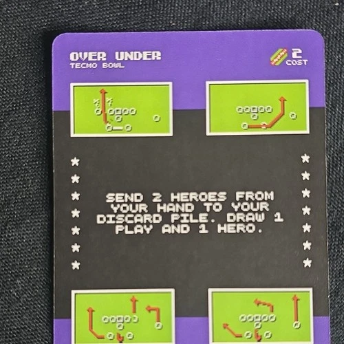 Bo Jackson Battle Arena Bo Jackson D\'yer Under Over Under Tecmo Bowl Card