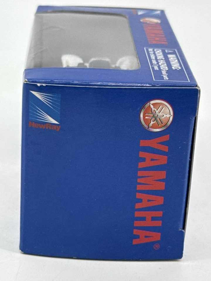 NewRay Yamaha Raptor 660R ATV Quad 1:32 Die-Cast Model White Black - Image 2 of 4