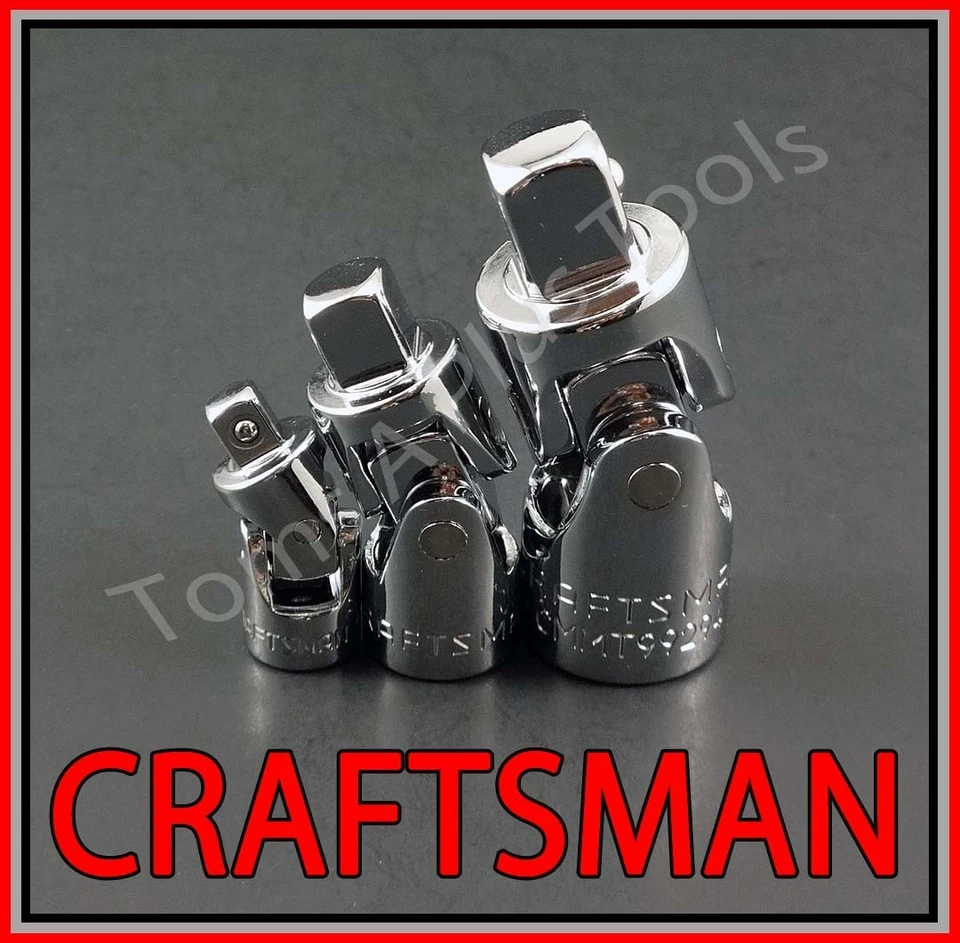 CRAFTSMAN HAND TOOLS 11pc ratchet wrench socket extension universal adapter set - Image 3 of 4