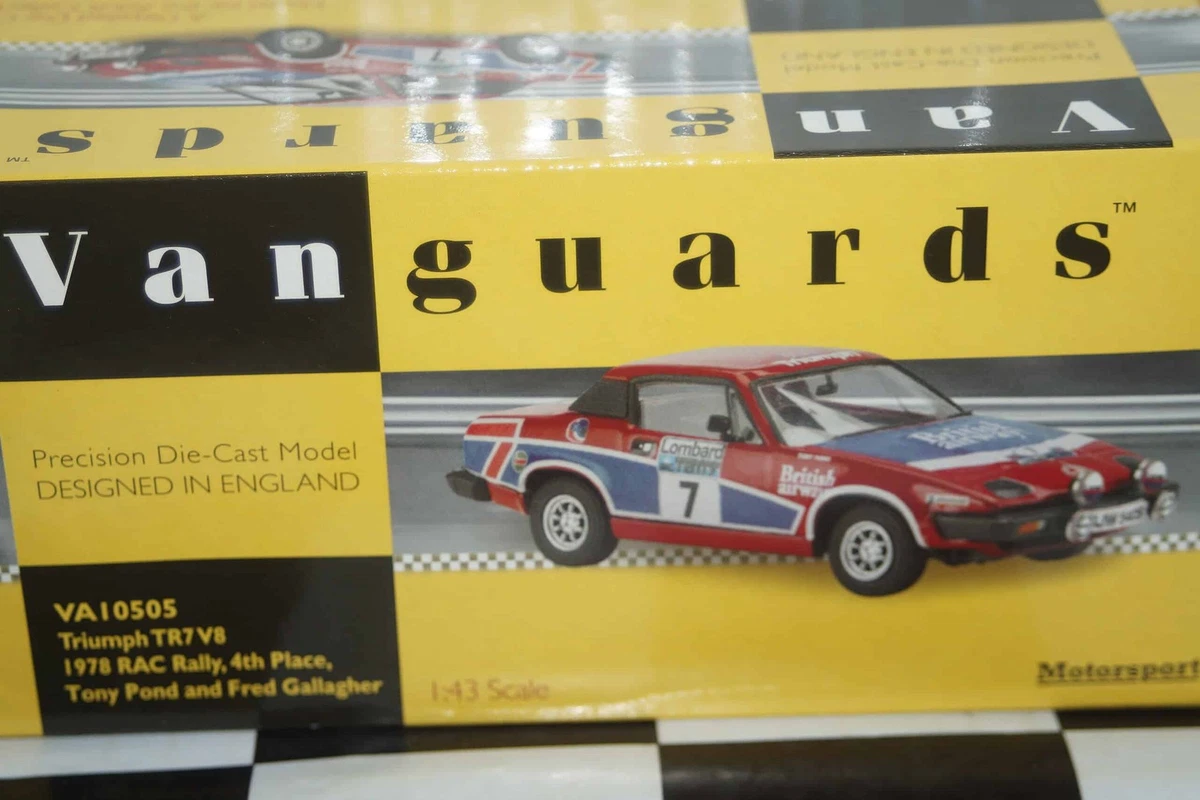1:43 VANGUARDS Triumph Tr7 Fhc Coupe 1975 Light Blue Met