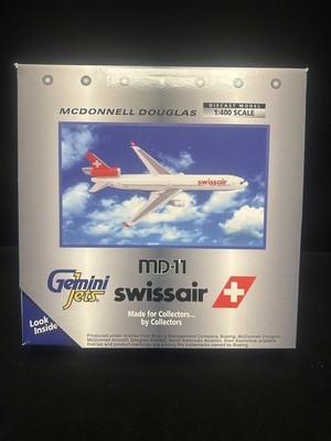 1:400 Gemini Jets Swissair McDonnell Doglas MD 11  (HB-IWO) 