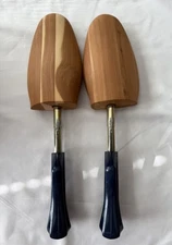 Vtg Rochester Shoe Tree Co. Size XL Wooden Cedar Shoe Tree Stretcher Pair