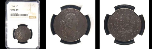 1798 1C First Hair Style VF30BN NGC-POP 27