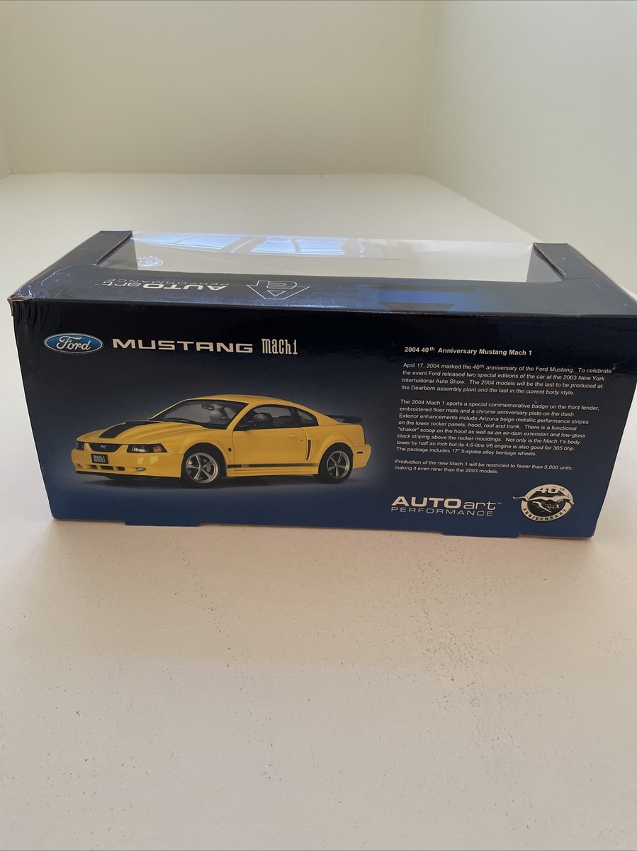 1/18 Autoart 2004 Ford Mustang Mach 1 Screaming Yellow | eBay