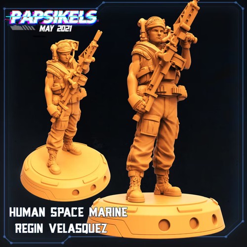 Fireteam Alkasid | Colony Marines | Choose | Squad 5 models | Papsikels - Picture 8 of 12