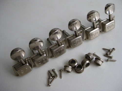 Vintage Lefty Fender Stratocaster Tuners by West Germany Schaller for Project