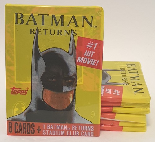 1991 Topps Batman Returns 1 Sealed Pack of Unopened Cards **9 CARDS PER PACK**