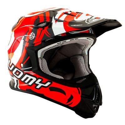 Suomy Mr Jump MX Helm Vortex rot Motocross Offroad Enduro Quad ATV