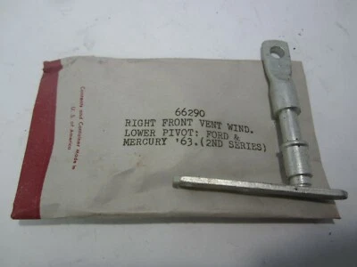 63 Ford Galaxie 500 Mercury Marauder Monterey RF Vent Window Lower Pivot 66290 - Image 1 of 4