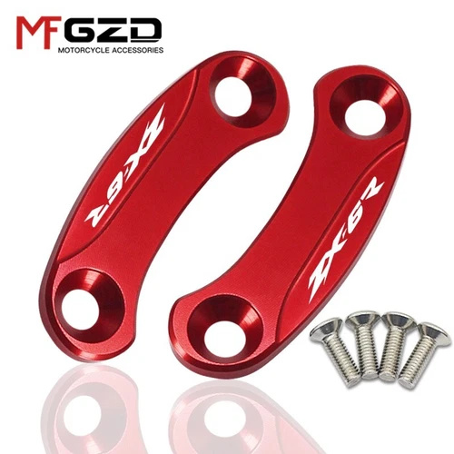 For ZX-6R ZX-10R 2019-2023 Windscreen Rear Mirror Hole Cover Driven Mirror Cap - Picture 7 of 18