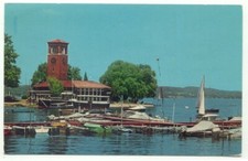 Chautauqua Institution on Lake Miller Bell Tower Postcard New York