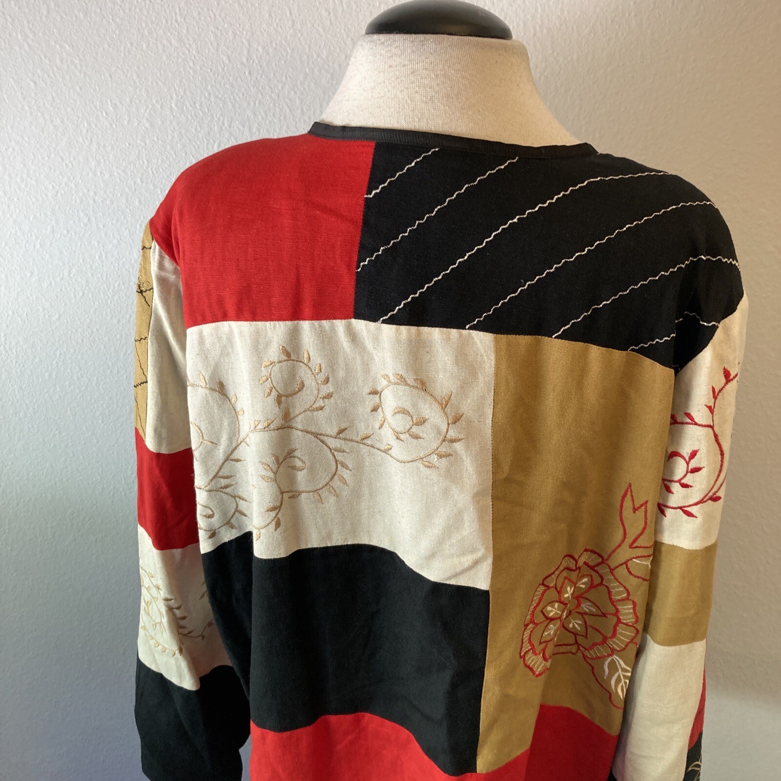 Allure Patchwork Embroidered Lined Jacket 1X - image 6