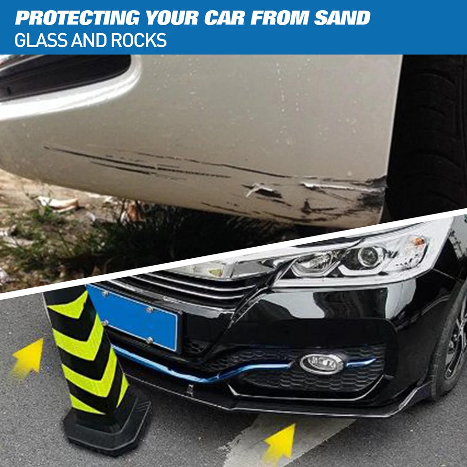 For 2001-2023 GMC Sierra 1500 2500 3500 HD Pickup Front Bumper Lip Matte Black Foto 3 de 4