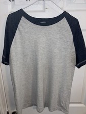 Arizona Jean Co. Men’s XL Blue White Pullover Crewneck T-Shirt Made In USA
