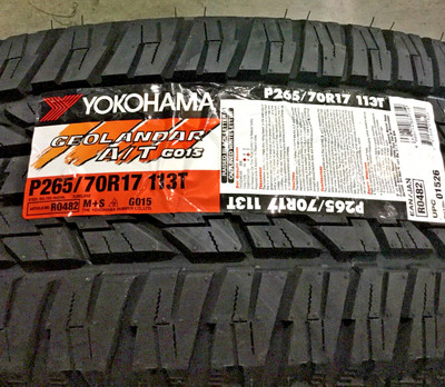 2 New P 265 70 17 Yokohama Geolandar A T G015 Tires Ebay