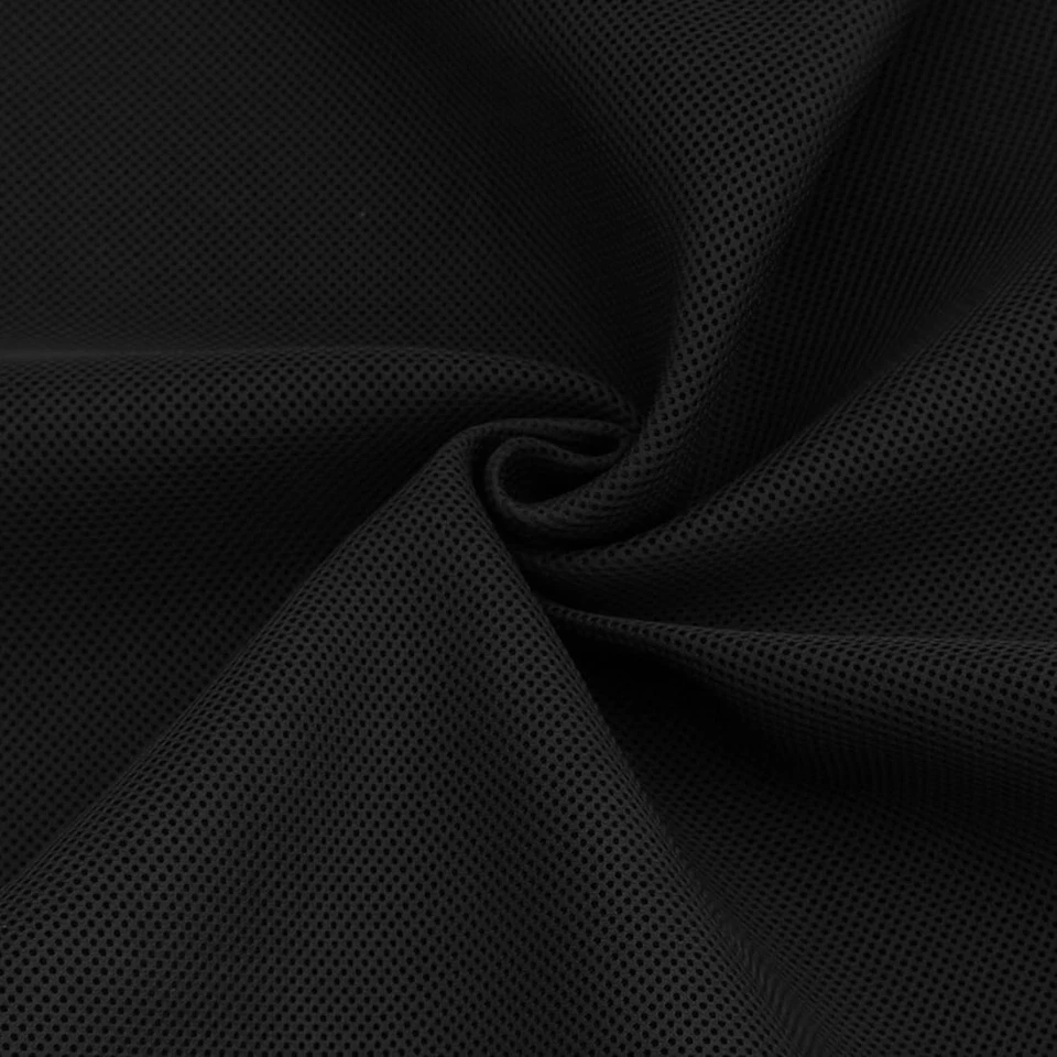 Black Polyester Knitting Speaker Grill Cloth Mesh Fabric 58" Wide by Meter DIY - Image 2 of 4