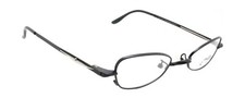 New Authentic Eye'DC V165 000 90s France Vintage Matte Black Metal Eyeglasses