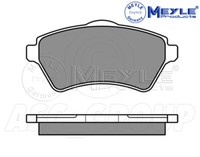 Meyle Bremsbelagsatz, Vorderachse Mit Antikratzplatte 025 236 1517