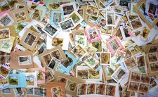 BOTSWANA MIXED STAMPS on paper mixture/kiloware 1 oz. (28 grams) B1