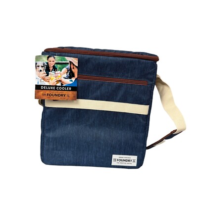 Foundry by Fit+Fresh, 12-Can Soft Cooler Bag Insulated Leak Proof, Insulated