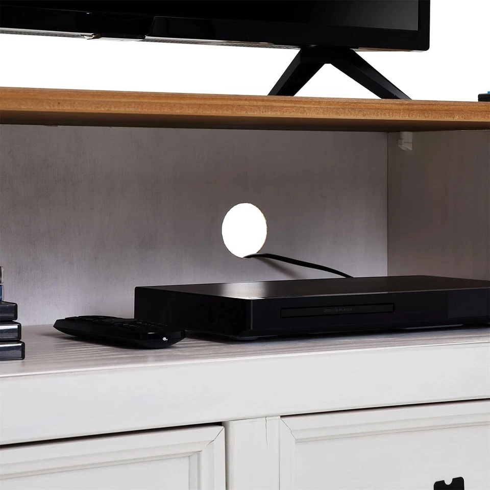 Corona TV Stand White Flat Screen 2 Drawer Television Unit Solid Pine - Image 4 of 4