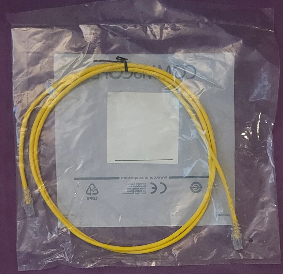 COMMSCOPE UNIPRISE SOLUTIONS | UC1BBB2-09F007 CAT6 PATCH CORD 7FT *NEW* - Image 2 of 2