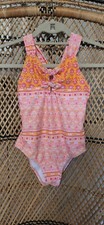 Girls Swimsuit Nicole Miller New York, Swim, Bathing Suit, One Piece 7-8 0146