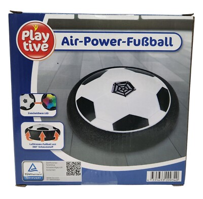 Playtive indoor Fußball Air-Power LED Luftkissen Luft soccer Hover Hoverball