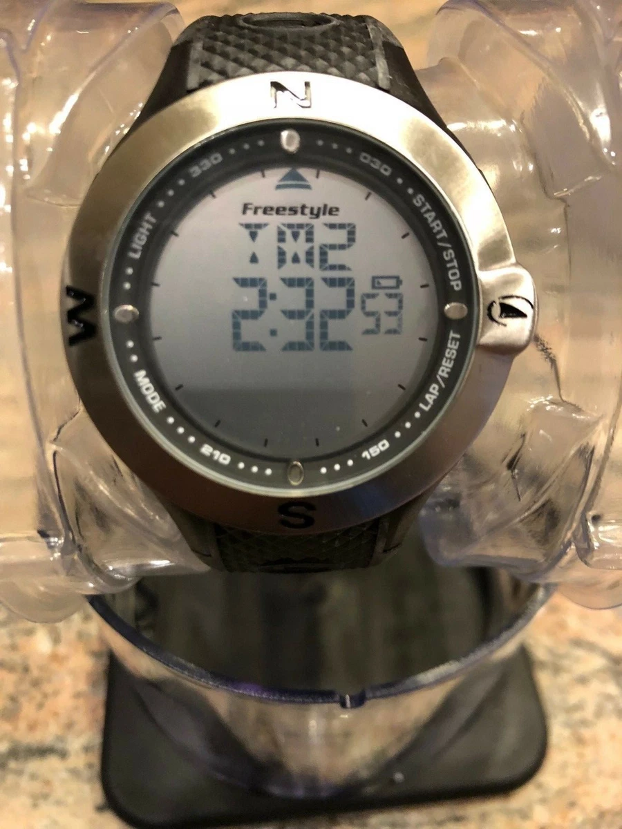 Men s Shark Freestyle Navigator Quartz Sports Watch Black FS81277