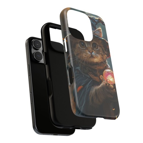 Cat Wizard Crystal Ball Phone Case for iPhone, Samsung Galaxy, Pixel - 第 19/232 張圖片