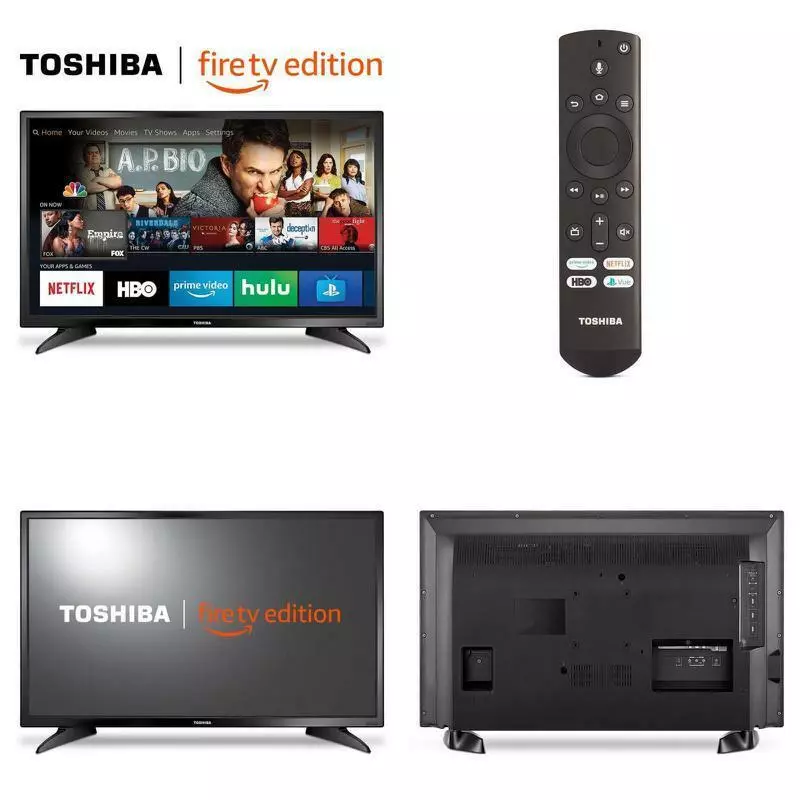 TELEVISOR TOSHIBA, 32 PULGADAS, HD SMART FIRE TV, LED, 3 HDMI + 1 USB +  ALEXA + COMANDO DE VOZ, SALIDA OPTICA 