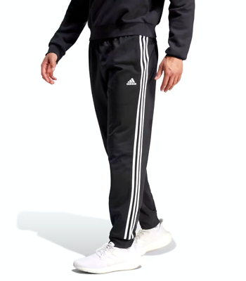 NEW MEN'S ADIDAS ESSENTIALS TRICOT TAPERED JOGGERS PANTS ~ SIZE XL
