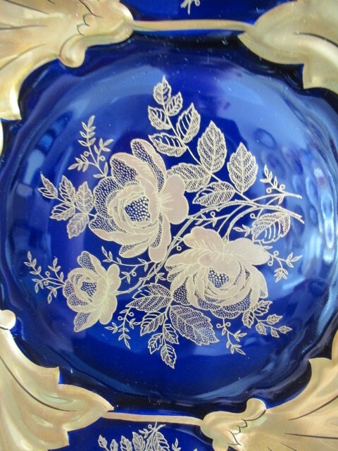 Echt Weimar Kobalt Germany Jutta Cobalt Blue Tray Serving Plate