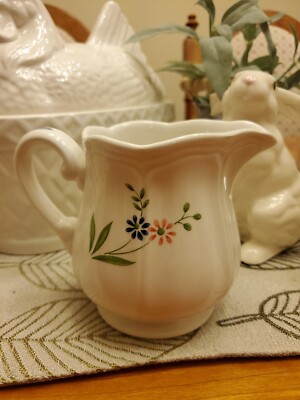 Vintage Sears Country French Ironstone Floral Creamer 4453 pattern