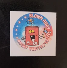 scratch and sniff stickers NEW Wacky Whiffer Firecracker scent