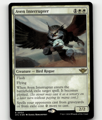 FOIL - MTG Aven Interrupter #4 - Outlaws of Thunder Junction | eBay