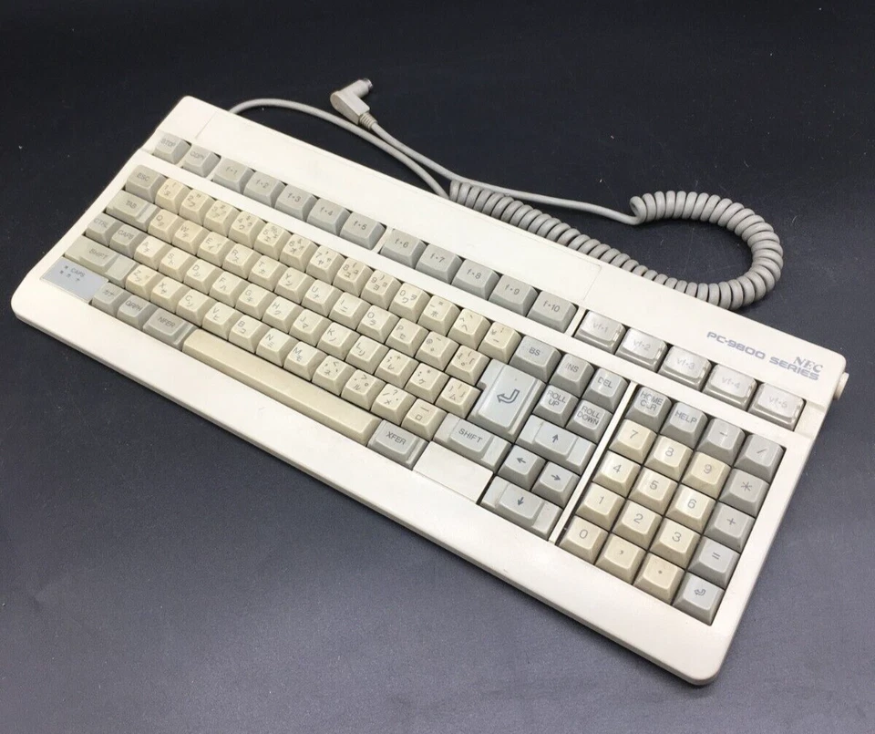 Vintage NEC PC-9800 Series Teclado Vintage Lixo Como Está Operação não confirmada - Imagem 2 de 4