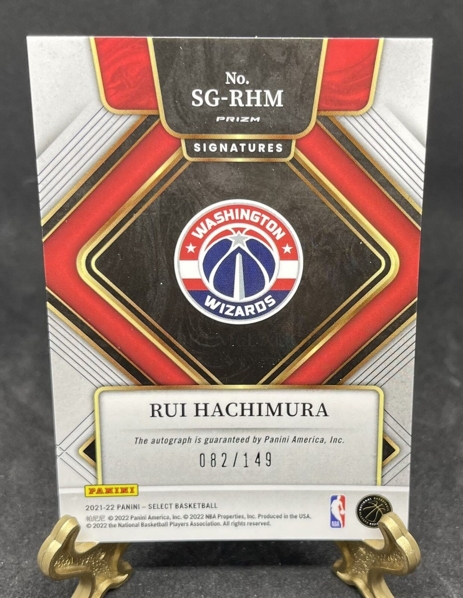 2021-22 Select Lakers Rui Hachimura Silver Prizm Signatures