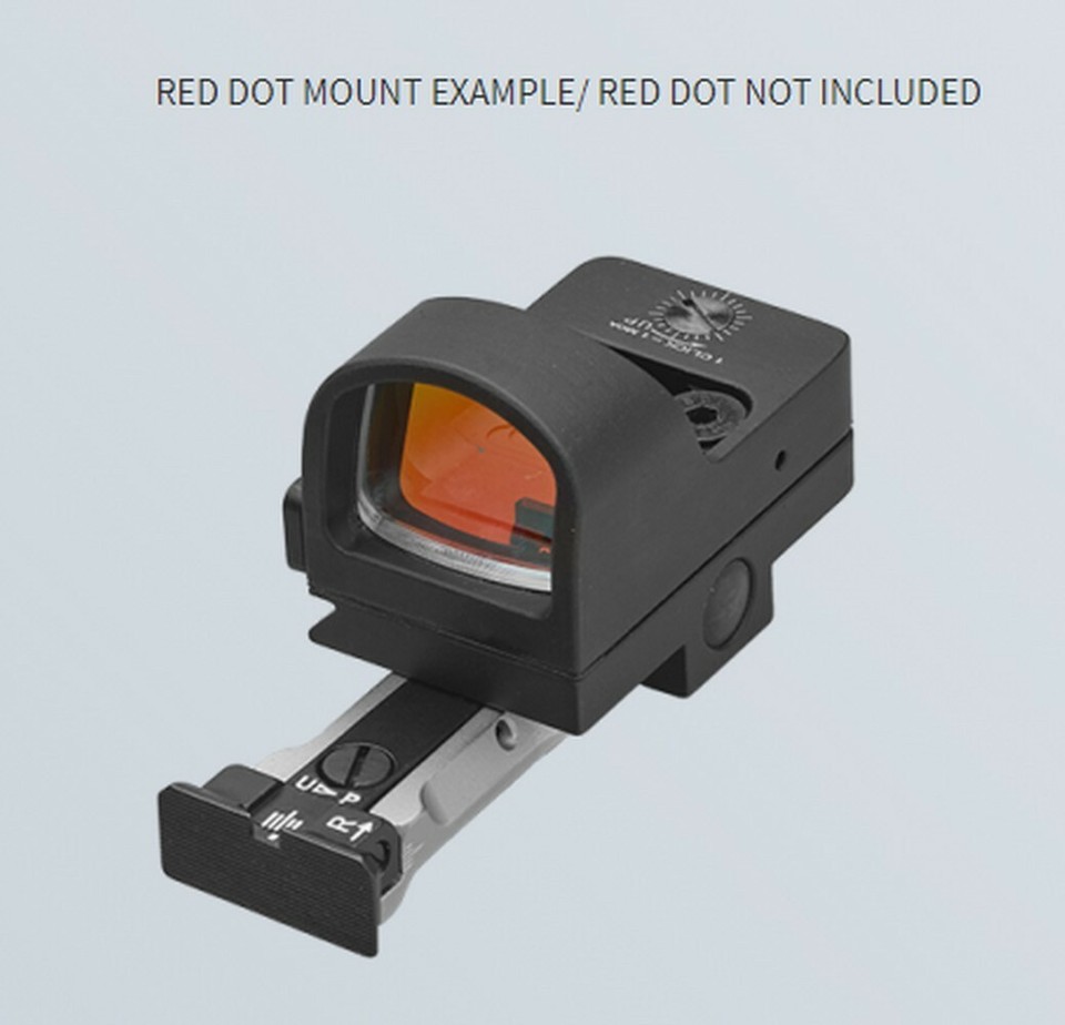 Mirino Posteriore LPA SIGHTS Ready Per Ottiche Red Dot Per S&W 629, 686, 586, 627, 66, 67, 696, 17, 19