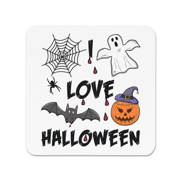 I Love Halloween KüHlschrankmagnet Gruselig Geist KüRbis Gruselig Scherz Lustig-image