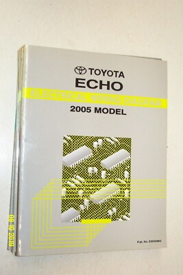 2005 TOYOTA ECHO Electrical Wiring Diagram Service Manual ... brinsea echo wiring diagram 