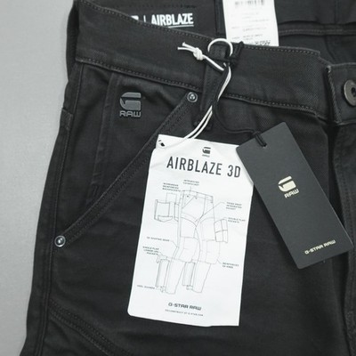 G-Star Raw Airblaze 3D Skinny Jeans Men's Size 31x30 Worn In Black