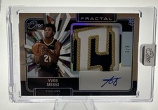YVES MISSI 2024-25 Panini One and One Fractal Rookie Patch Autograph 2/3 FOTL