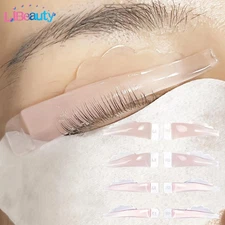 4 Pairs J&C Curl Silicone Eyelash Perm Pads Sticky Lashes Rods Shield L