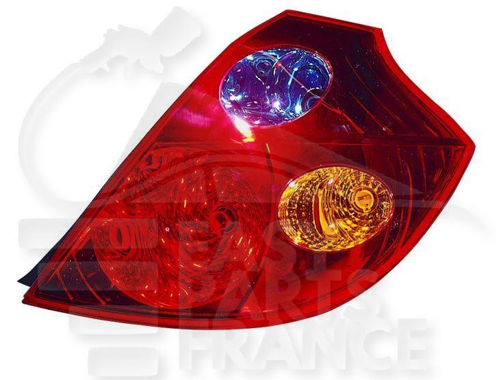 Feu arrière droit pour Kia Cee'd 5 portes de 2006 à 2009 optique rouge d'origine